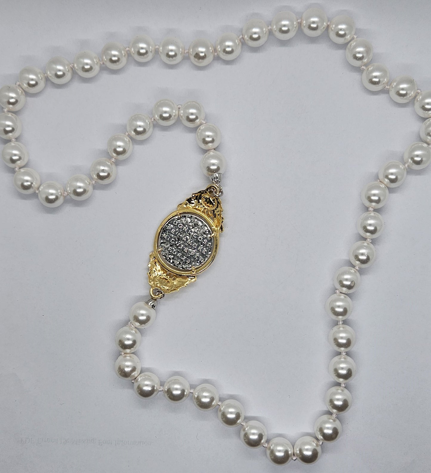 Collana Lunga perle con San Francesco di Paola - CL.PP.SF Amanthia