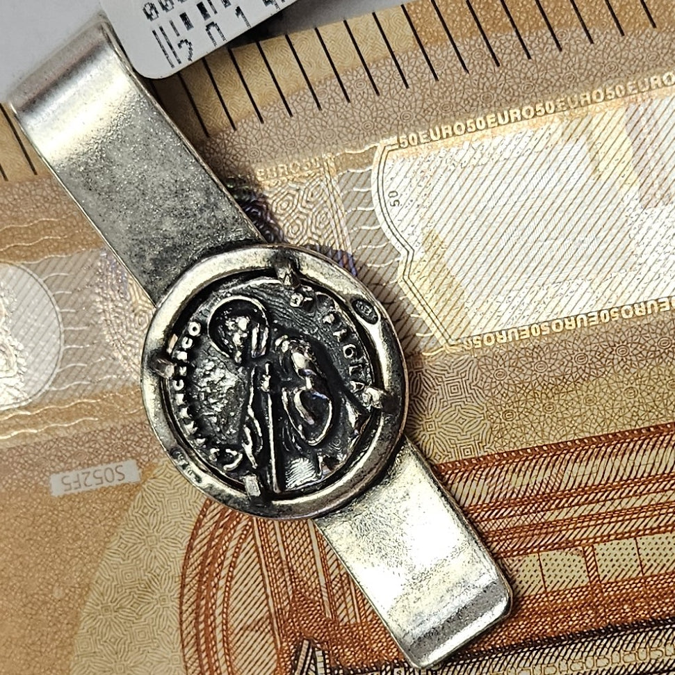 Fermasoldi San Francesco di Paola in Argento 925 - FS.SF.1 Amanthia