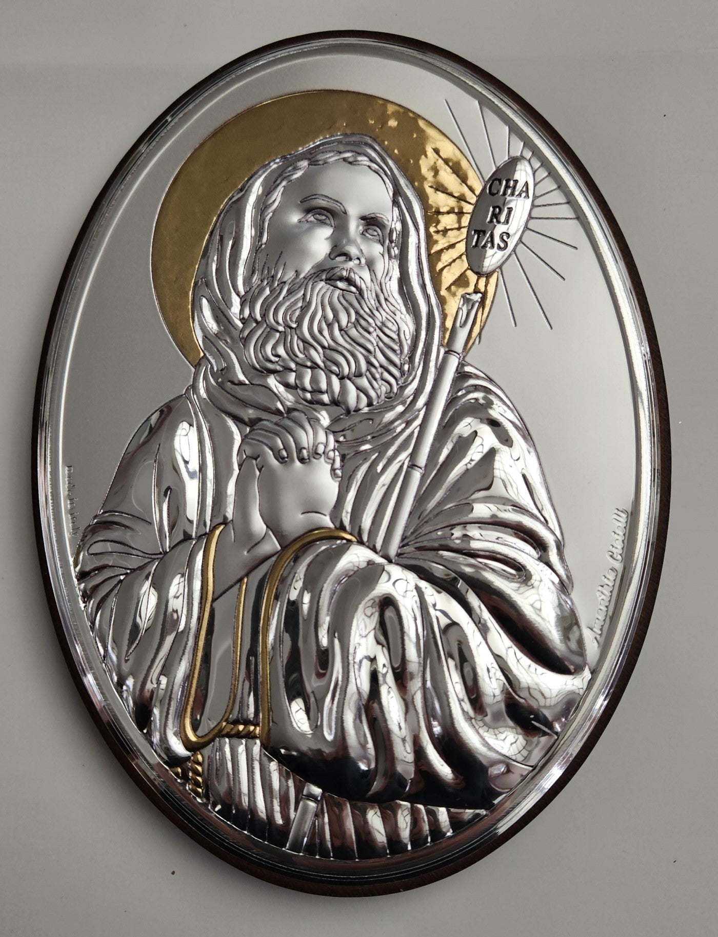 Quadrettro San Francesco di Paola - 3261/3-ORO quadro Amanthia