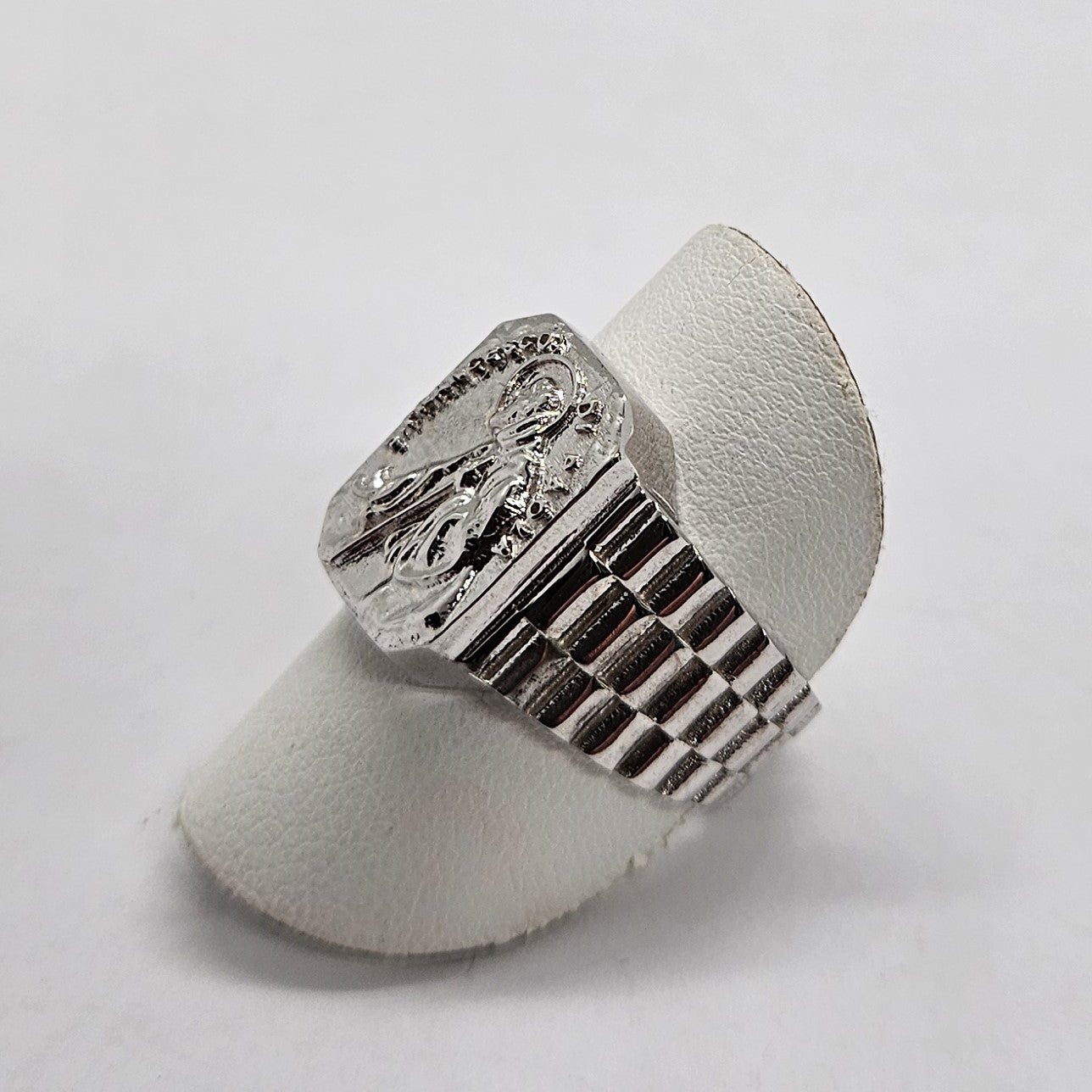 Anello San Francesco di Paola Gambo lavorato in Argento - AN.SF.6 Amanthia Argento bianco