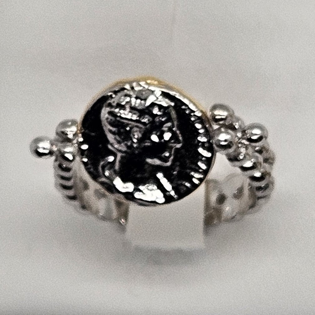 Anello Double Reverse San Francesco di Paola in Argento 925 - AN.DOUBLE.SF.7 Amanthia