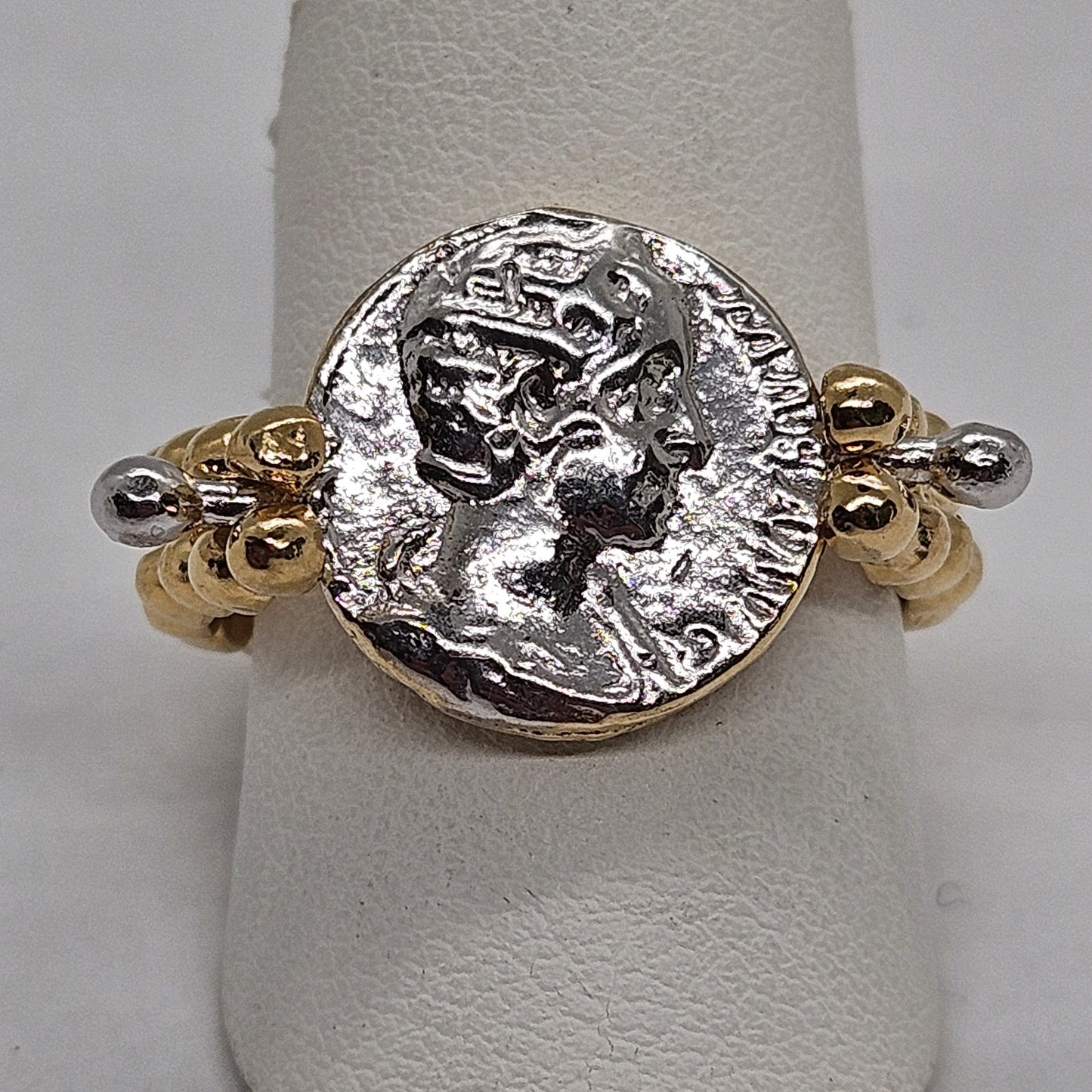 Anello Double Reverse San Francesco di Paola in Argento 925 - AN.DOUBLE.SF.7 Amanthia