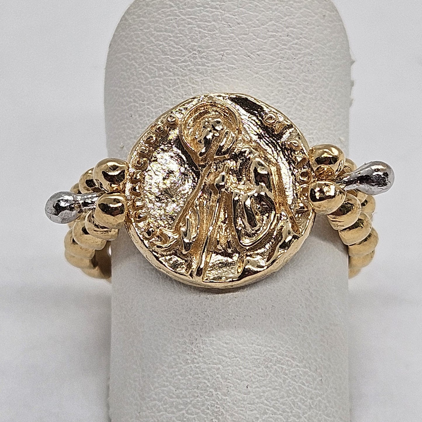 Anello Double Reverse San Francesco di Paola in Argento 925 - AN.DOUBLE.SF.7 Amanthia