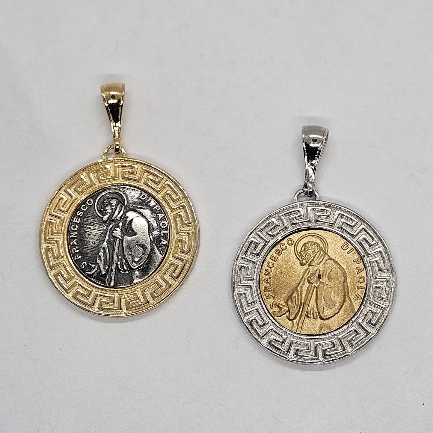 Ciondolo San Francesco di Paola Argento 925 - CI.SF.5 Amanthia