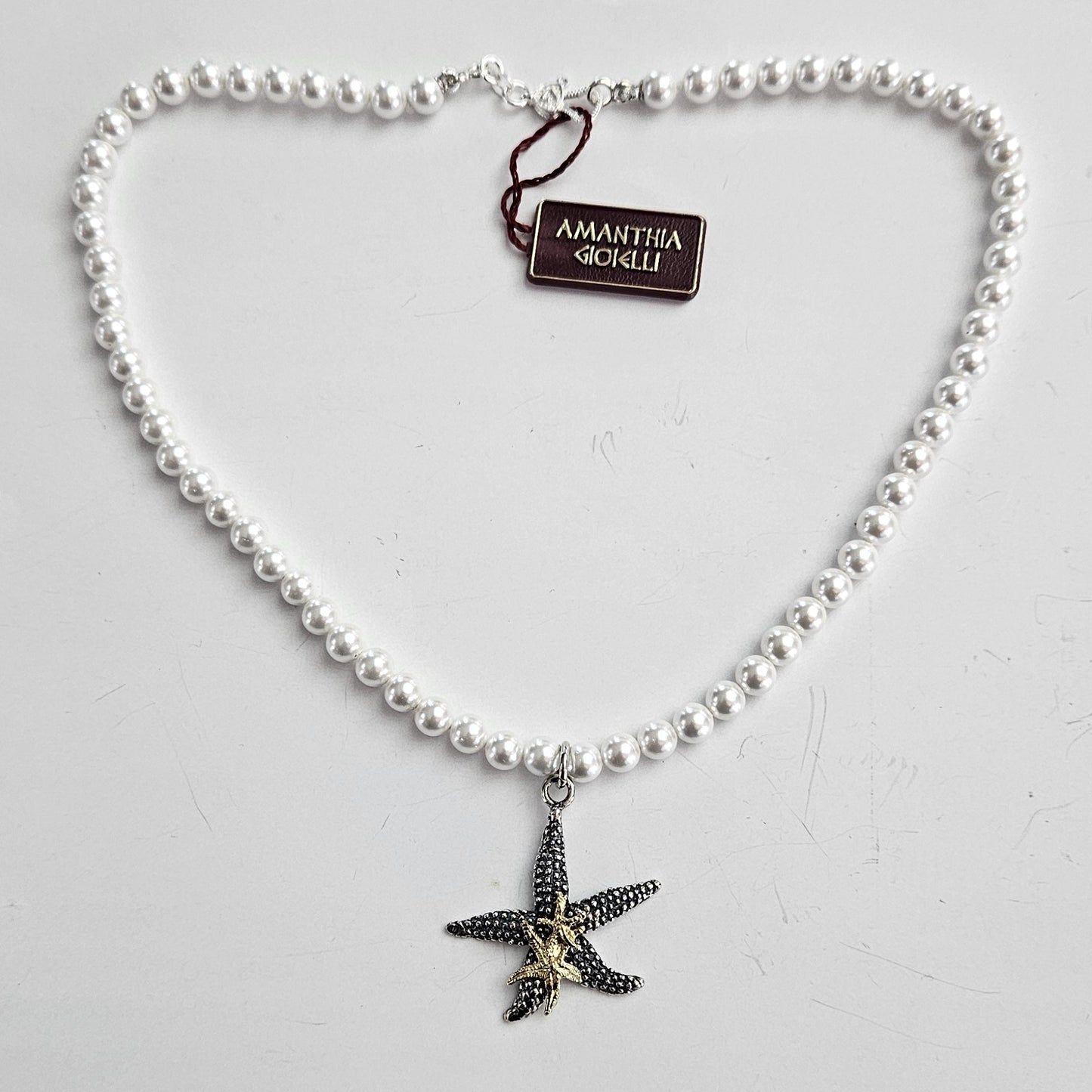 Collana pc perle con Stella Marina Amanthia