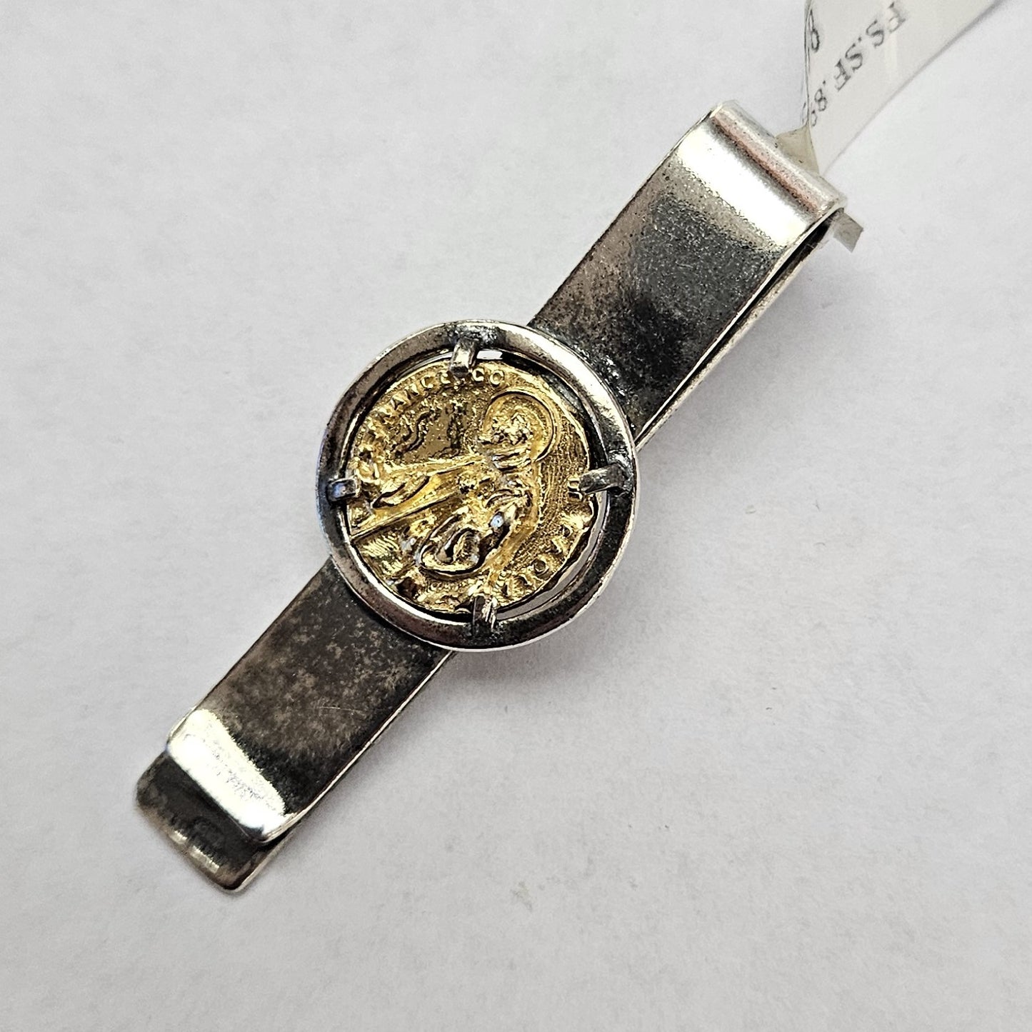 Fermasoldi San Francesco di Paola in Argento 925 - FS.SF.1 Amanthia Argento Bicolore