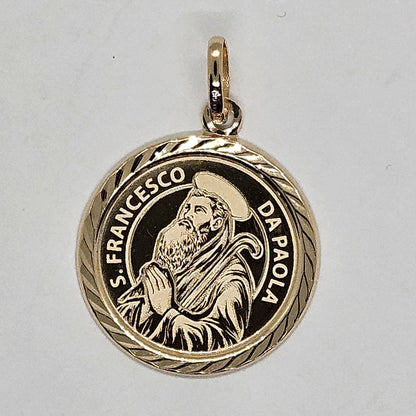 Medaglia San Francesco di Paola in Oro - MD.SF.ORO  Amanthia Grande  