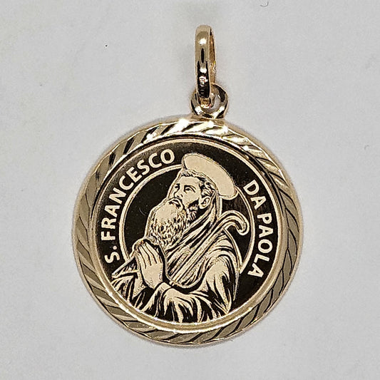Medaglia San Francesco di Paola in Oro - MD.SF.ORO  Amanthia   