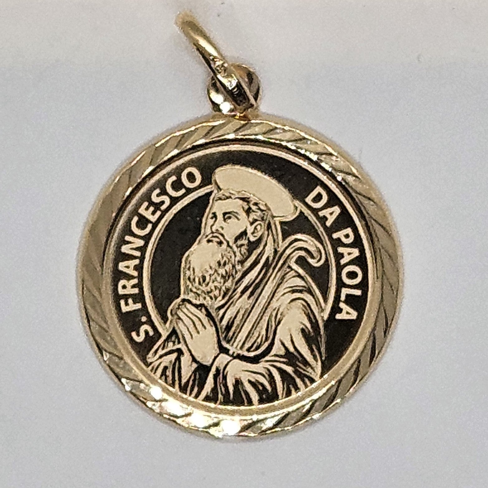 Medaglia San Francesco di Paola in Oro - MD.SF.ORO  Amanthia   