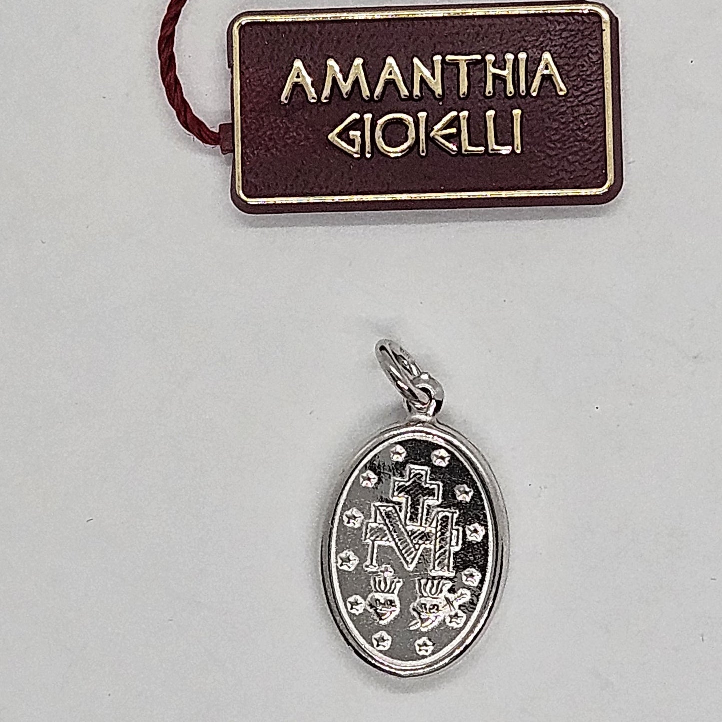 Medaglia Madonna Miracolosa in Argento Amanthia
