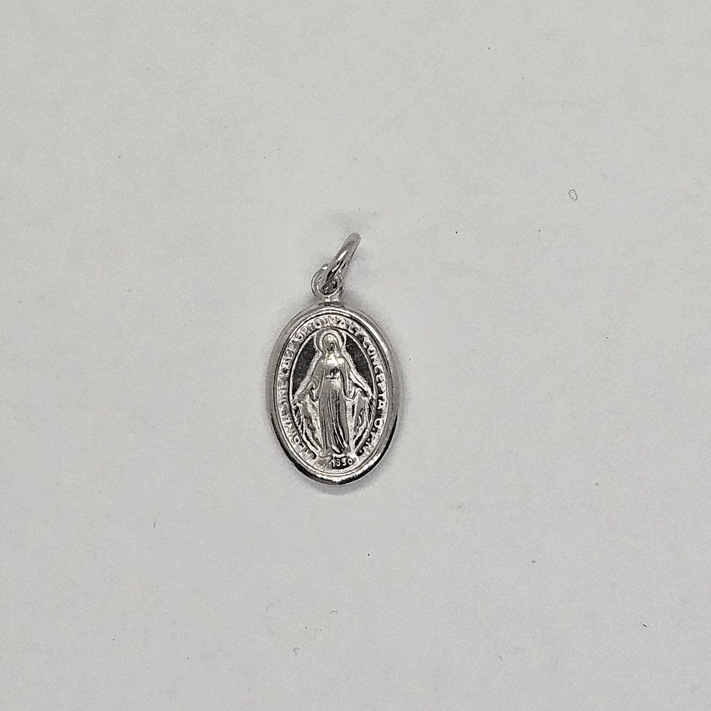 Medaglia Madonna Miracolosa in Argento Amanthia MEDIA