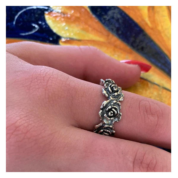 Anello Rose completo in Argento 925 - AN.099 Amanthia DORATO