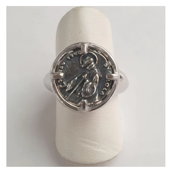 Anello San Francesco di Paola in Argento 925 - AN.SF.001  Amanthia   