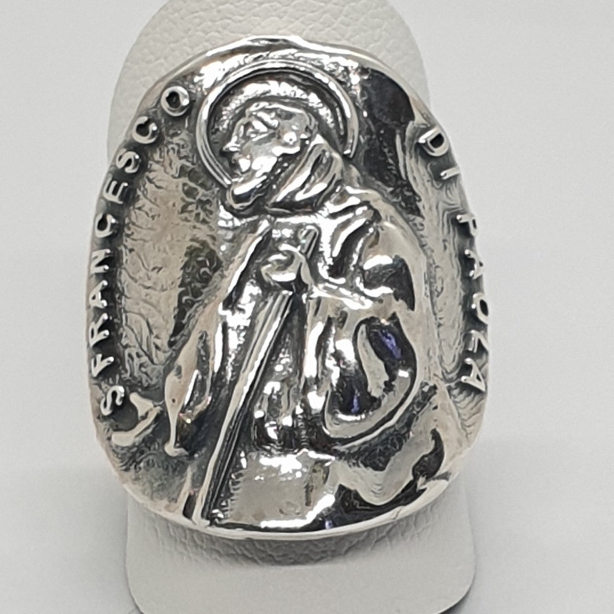 Anello San Francesco di Paola in Argento 925 - AN.SF  Amanthia   