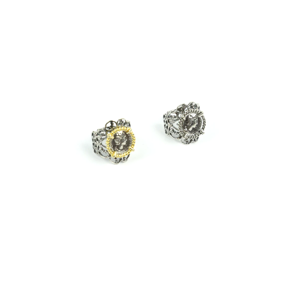 Anello argento con Moneta - AN.043  Amanthia   