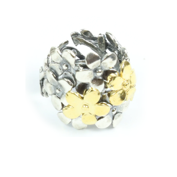 Anello Margherita - AN.050 Amanthia Argento Bicolore