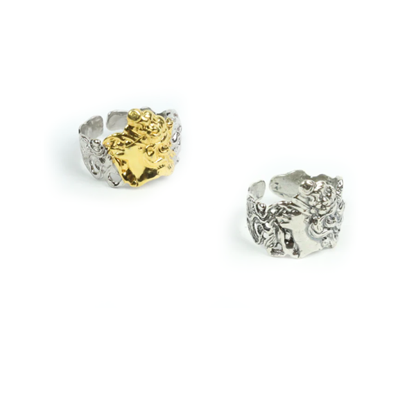 Anello in argento Paolo e Francesca | Gioielli fatti a mano in Italia Misura 10 (Standard Anello in argento Paolo e Francesca | Gioielli fatti a mano in Italia Misura 10 (Standard