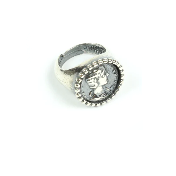 Anello Moneta - AN.084 Amanthia Argento bianco