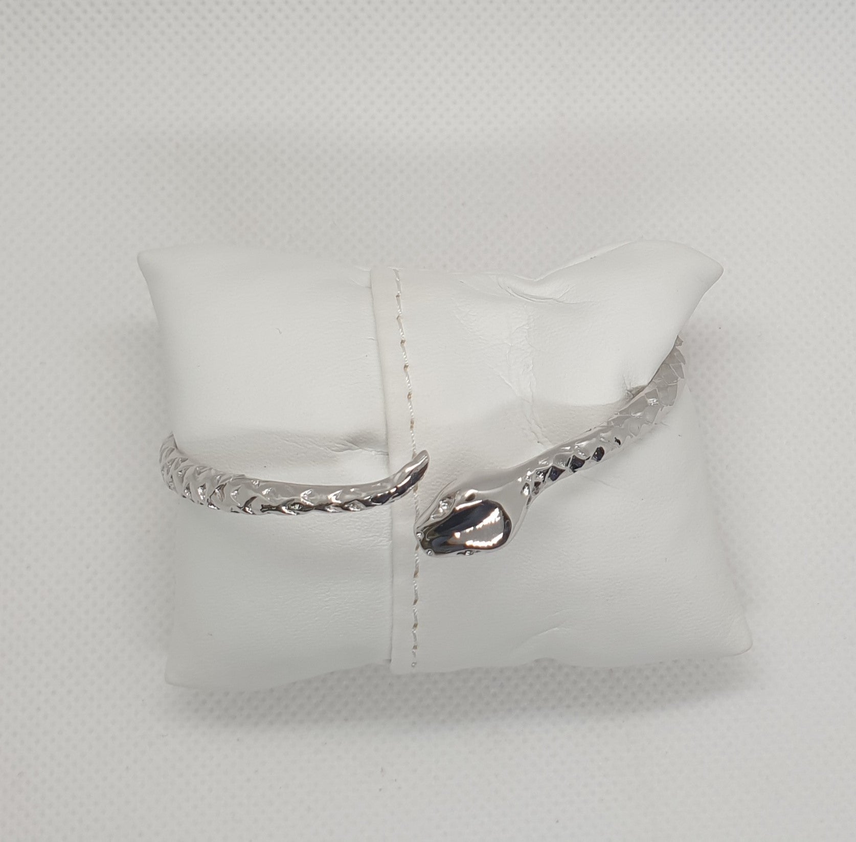 Quiges Bracciale Serpente Placcato Argento – Catena Per Charms Da 18 Cm, Diametro 3 Mm, Vite 4,2 Mm, Gioiello Regalo