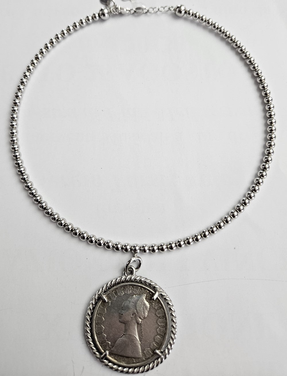 Collana Rigida con moneta d'epoca - CO.RI.500 Amanthia