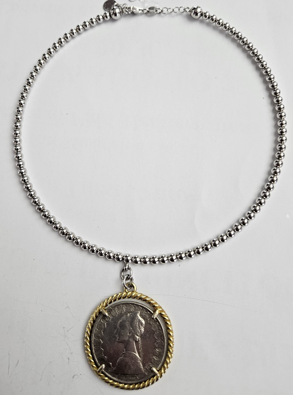 Collana Rigida con moneta d'epoca - CO.RI.500 Amanthia