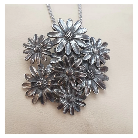 Collana con ciondolo Margherite in Argento - CO.MARG.95  Amanthia