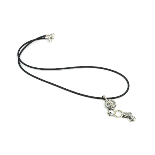 Collana cuoio con Italia - CO.007 Amanthia