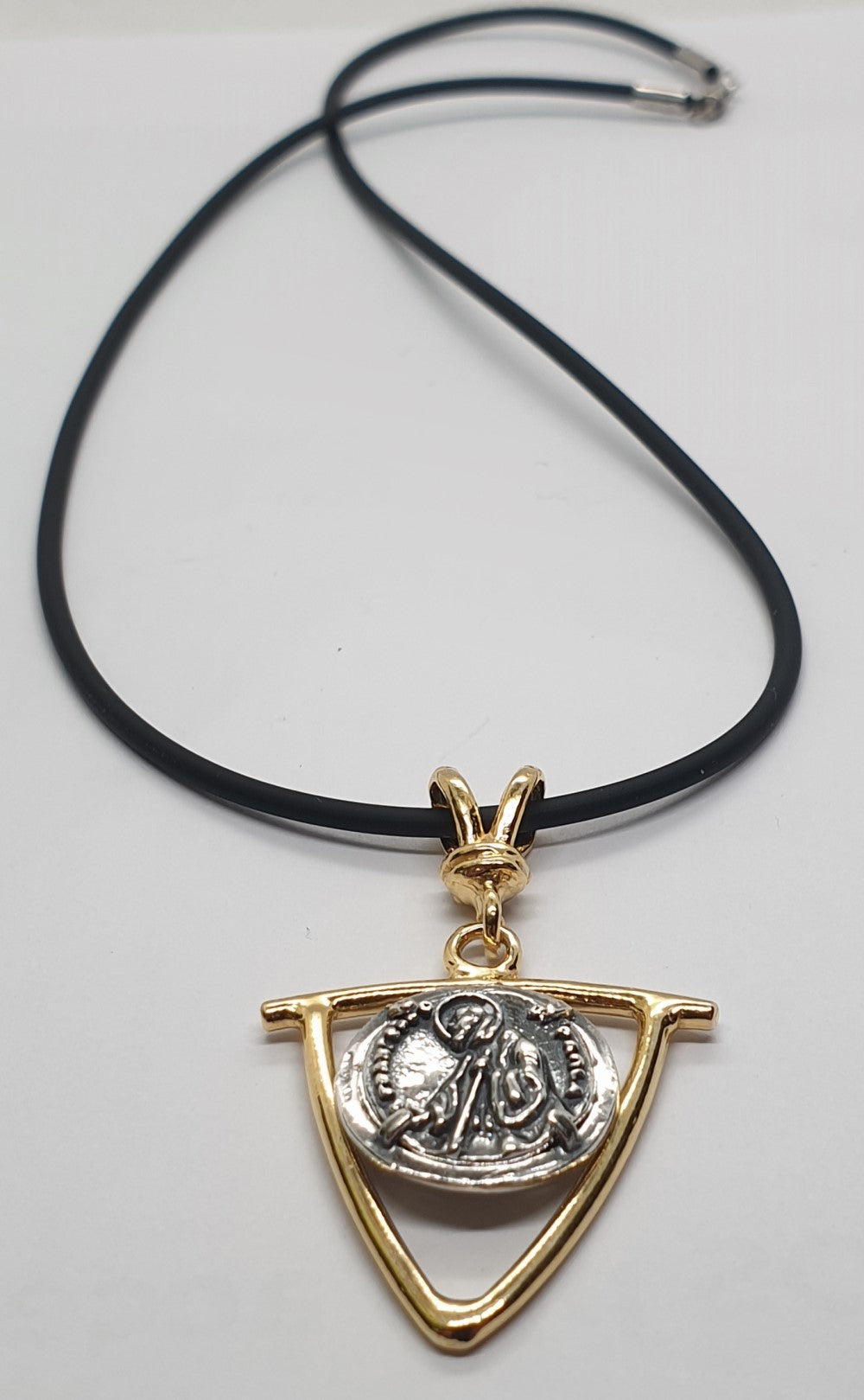 Collana caucciù San Francesco di Paola - CU.SF Amanthia