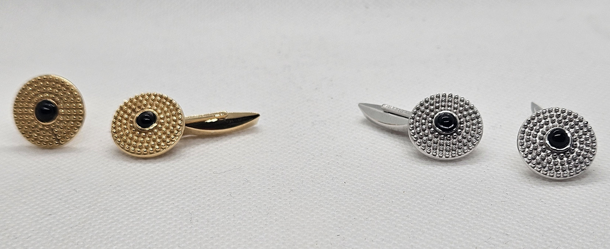Gemelli in Argento e Onice - GE.ON.115 Amanthia