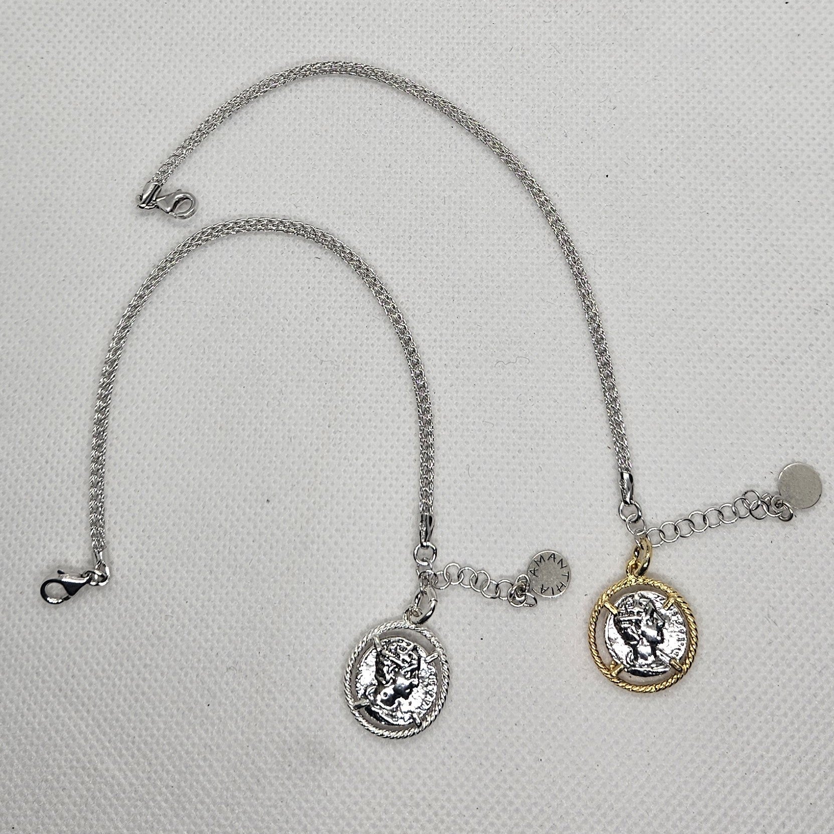 Bracciale Calza Argento con Moneta - BR16.69 Amanthia