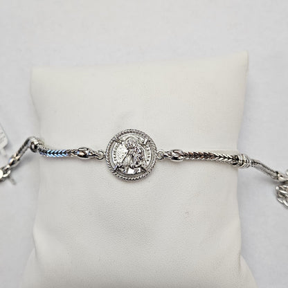 Bracciale San Francesco di Paola Argento - BR.U.SF  Amanthia Bianco  