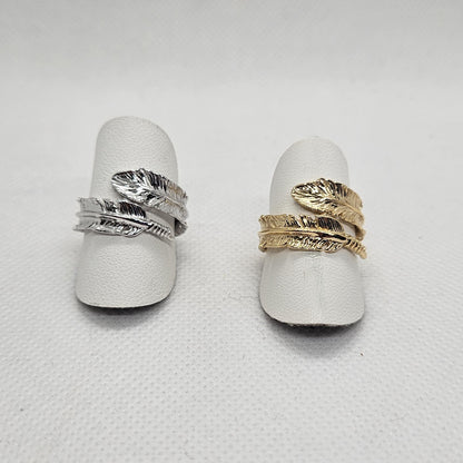 Anello Foglia in Argento - AN.114.69 Amanthia