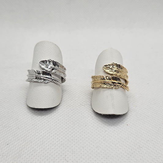 Anello Foglia in Argento - AN.114.69 Amanthia