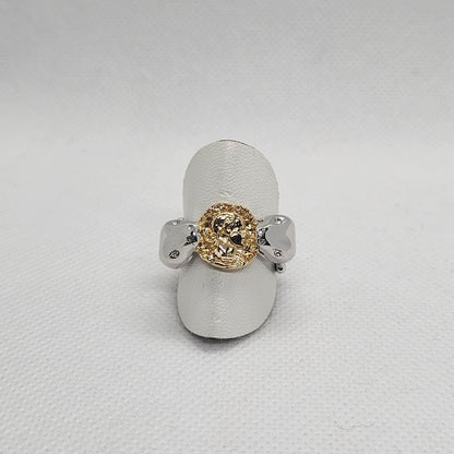 Anello Fascia con Moneta in Argento - AN.MO.2.115 Amanthia