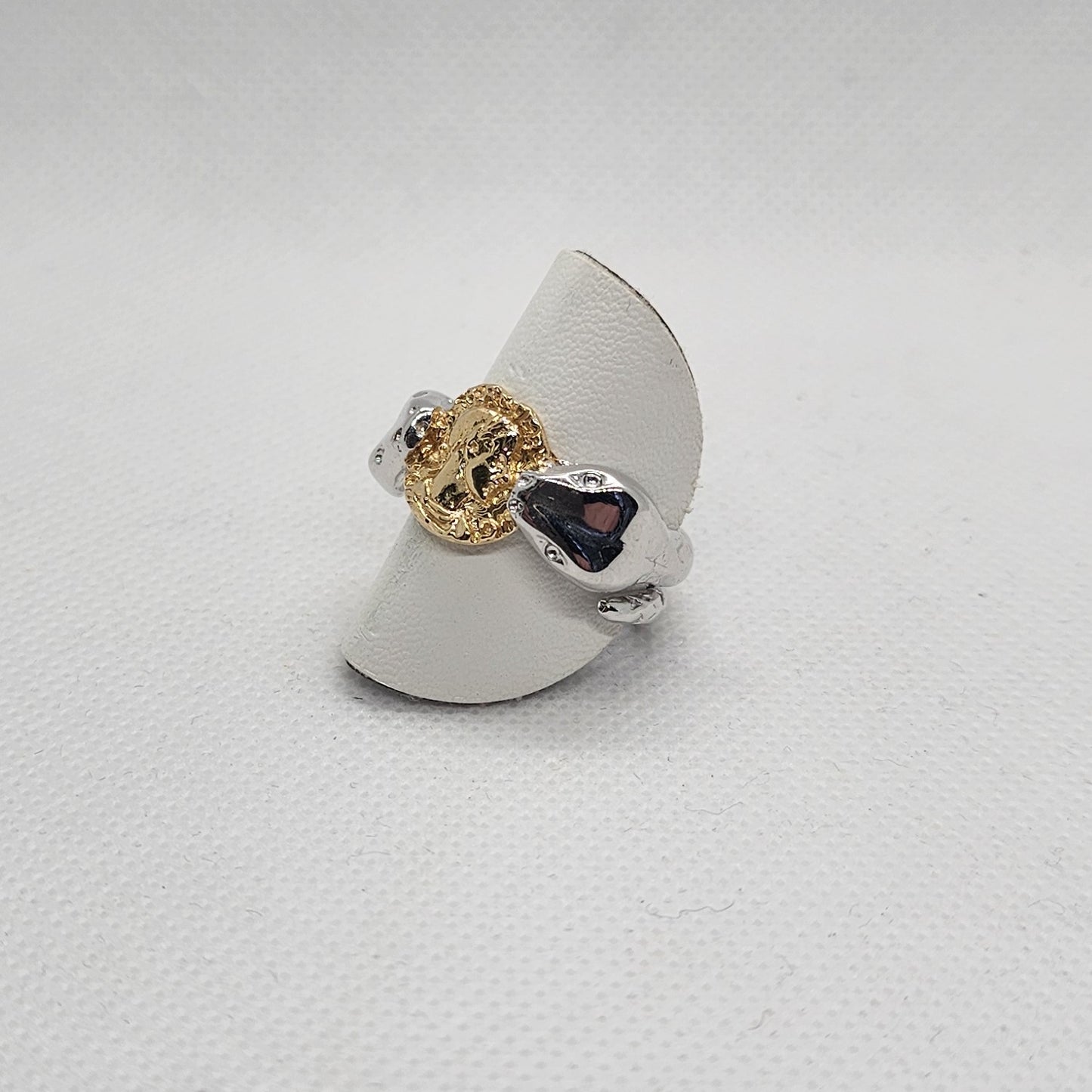 Anello Fascia con Moneta in Argento - AN.MO.2.115 Amanthia BICOLORE