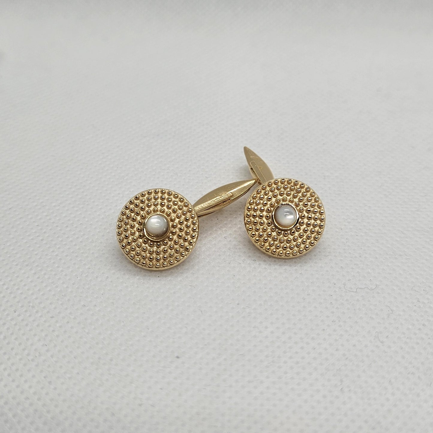 Gemelli in Argento e Madreperla - GE.MP.115 Amanthia Argento dorato