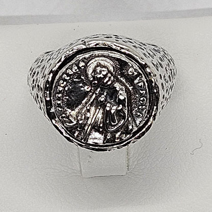 Anello San Francesco di Paola Gambo lavorato in Argento - AN.SF.5 Amanthia