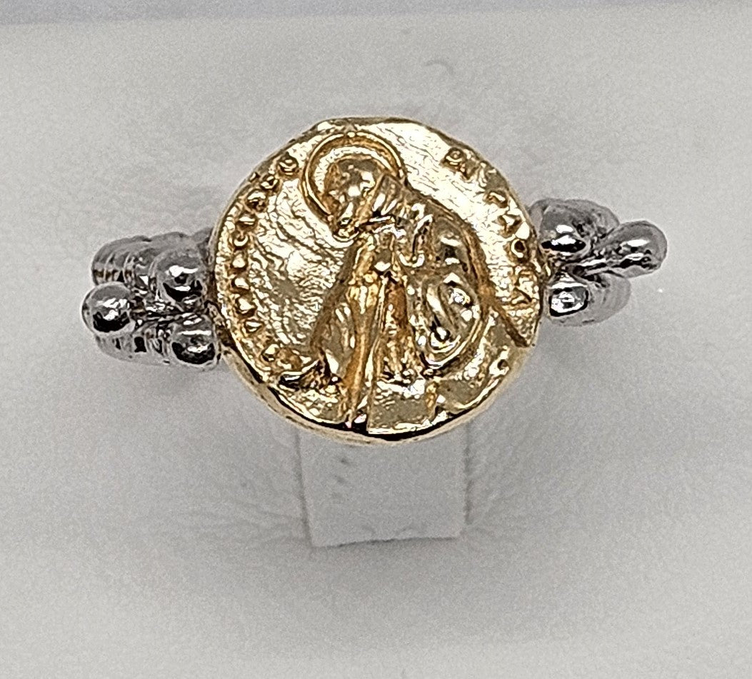 Anello Double Reverse San Francesco di Paola in Argento 925 - AN.DOUBLE.SF.7 Amanthia