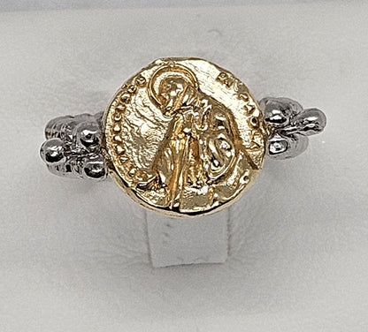 Anello Double Reverse San Francesco di Paola in Argento 925 - AN.DOUBLE.SF.7 Amanthia