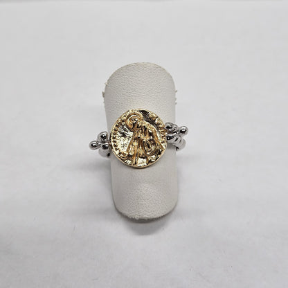 Anello Double Reverse San Francesco di Paola in Argento 925 - AN.DOUBLE.SF.7 Amanthia