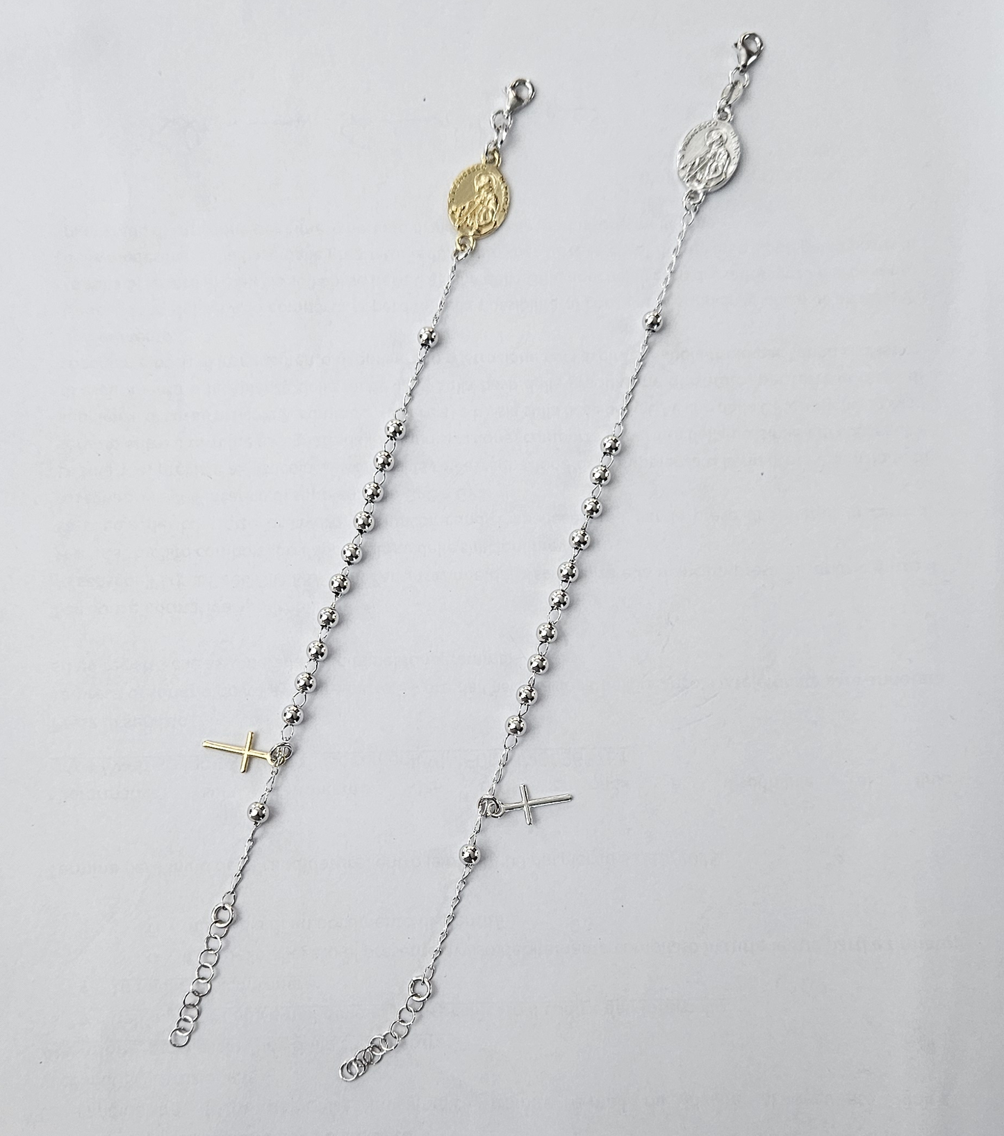 Bracciale Rosario San Francesco di Paola in Argento - BR.SF.ARG Amanthia