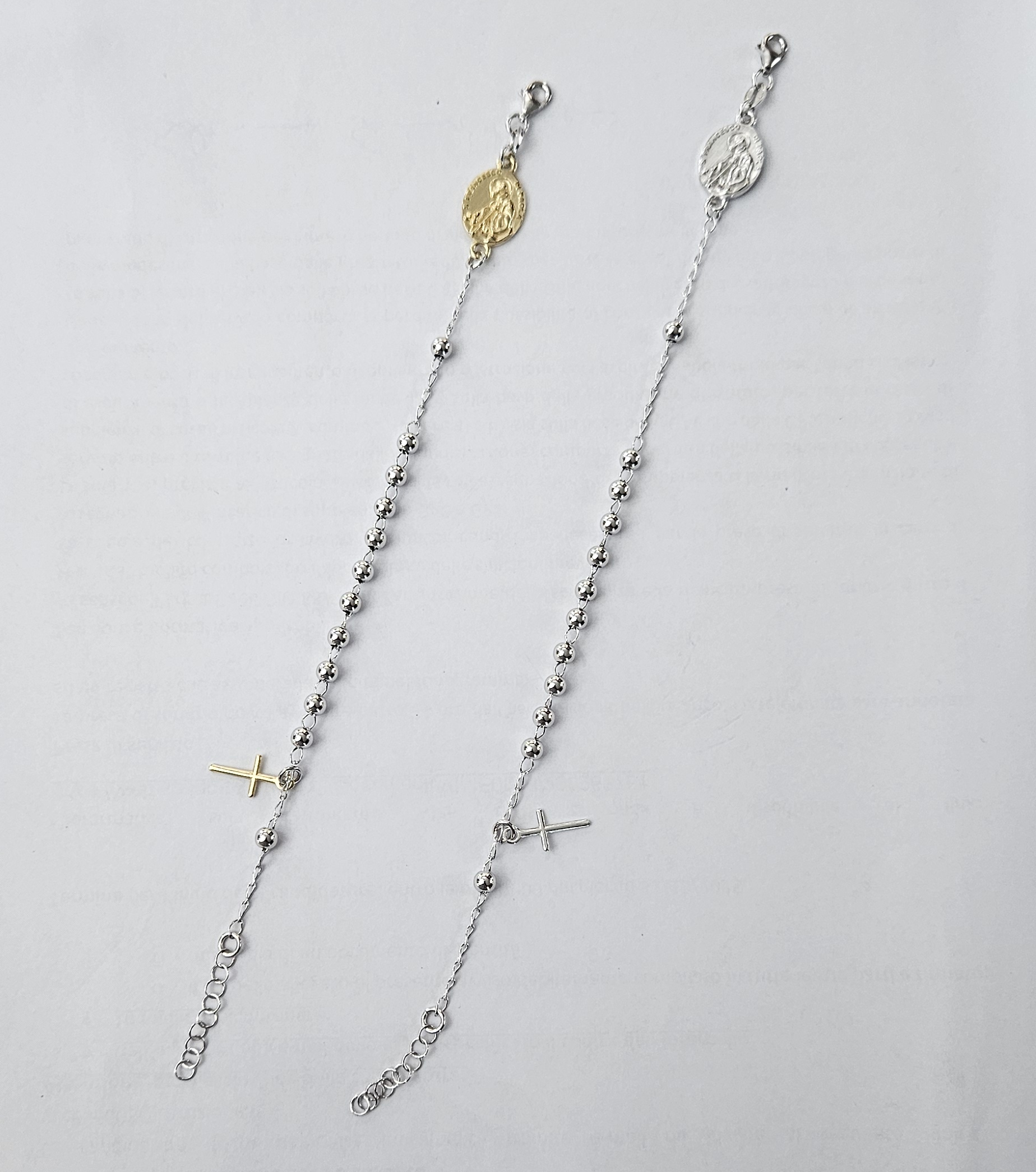 Bracciale Rosario San Francesco di Paola in Argento - BR.SF.ARG Amanthia