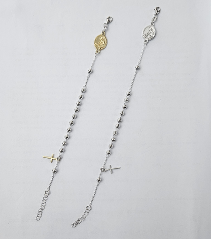 Bracciale Rosario San Francesco di Paola in Argento - BR.SF.ARG Amanthia