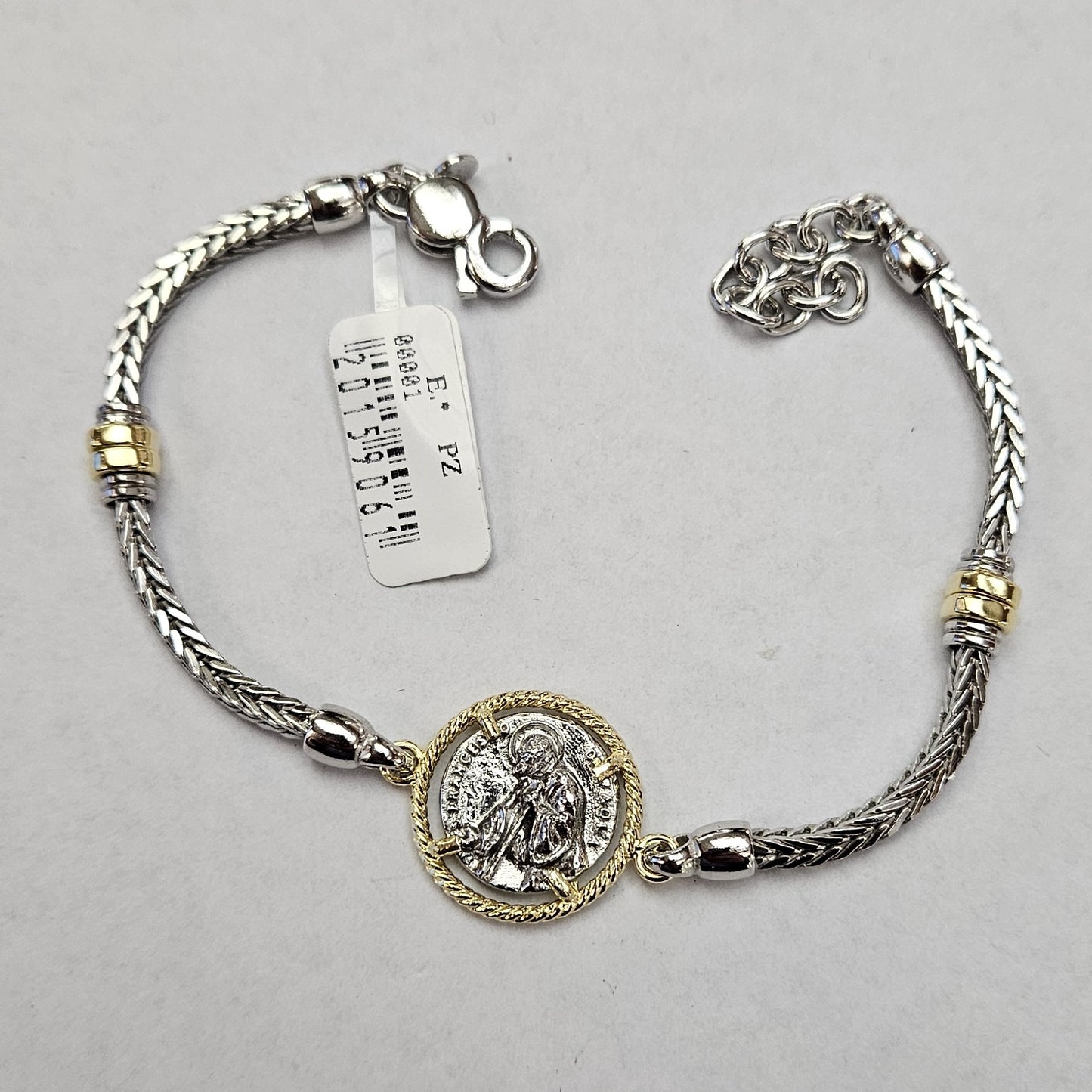 Bracciale San Francesco di Paola Argento - BR.U.SF  Amanthia   