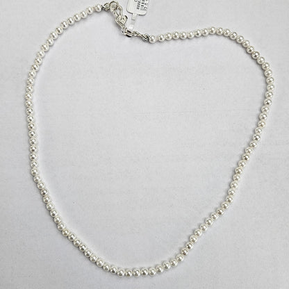 Collana perle bianche 4 mm con chiusura in Argento CO.PP.4MM Amanthia