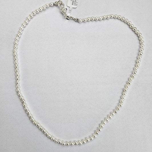 Collana perle bianche 4 mm con chiusura in Argento CO.PP.4MM Amanthia