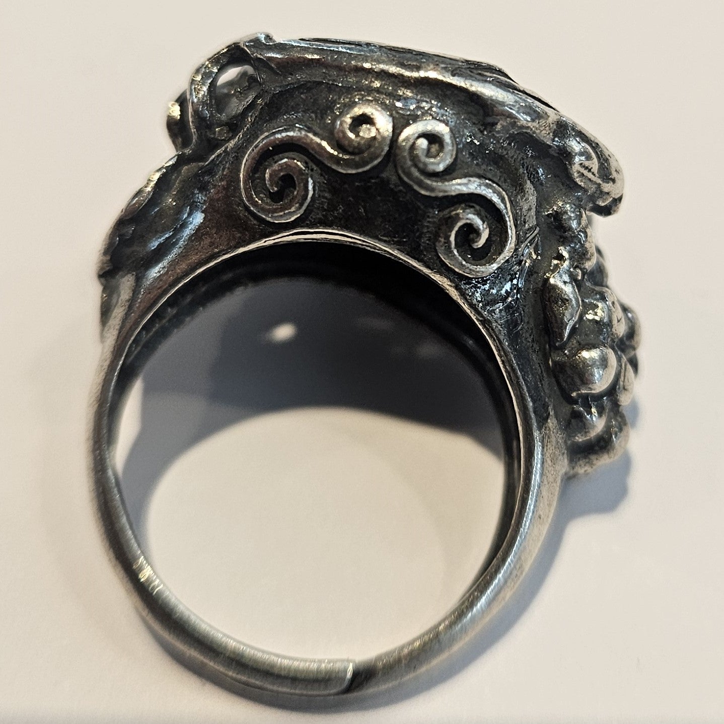 Anello Portafortuna in Argento con Moneta - AN.MON.14 Amanthia