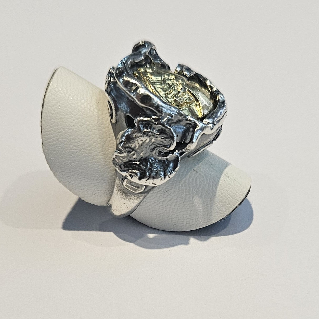 Anello Portafortuna in Argento con Moneta - AN.MON.14 Amanthia