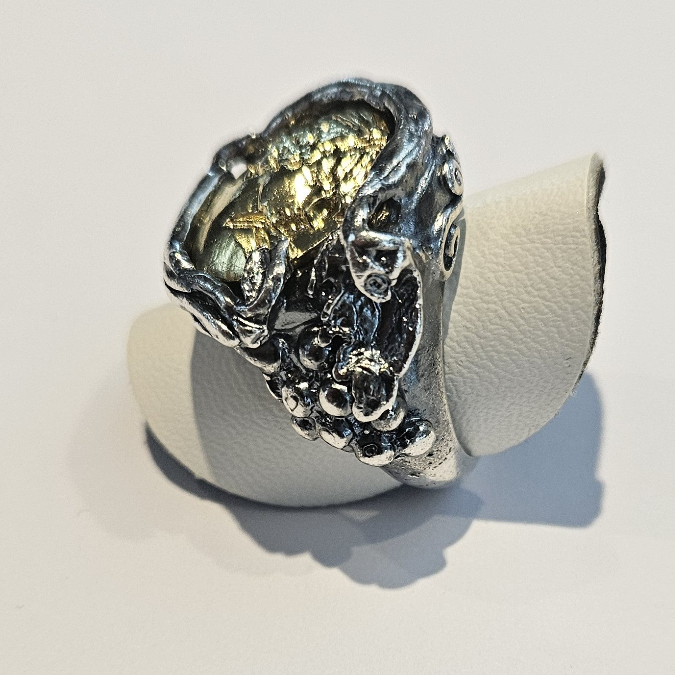 Anello Portafortuna in Argento con Moneta - AN.MON.14 Amanthia