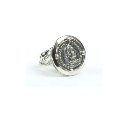 Anello Moneta - AN.074  Amanthia Argento bianco  